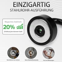 Neosmuk Neodímium mágneses kampók 12 kg Extra erős ruhafogas, kemping műhely szekrényhez, fekete 4 db 2