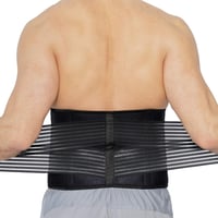 NEOtech Care neoprén hátbrace dupla pántokkal XXL fekete kompressziós 1