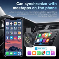 Adaptér NEOVSUNY Wireless CarPlay 2 v 1, bezdrôtový Android Auto a CarPlay adaptér do auta 2025, Plug and Play, kompatibilný od roku 2016 4