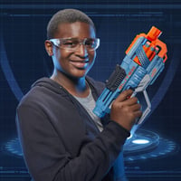 Penový blaster NERF Elite 2.0 Commander RD-6 s 12 šípkami, 6-ranovým otočným bubnom, taktickou lištou, od 8 rokov, pre chlapcov aj dievčatá 3