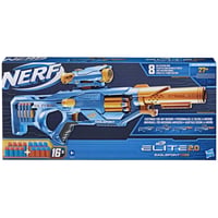 Nerf Elite 2.0 Eaglepoint RD-8 blaster – bubanj s 8 strelica, odvojivi ciljnik i cijev, 16 strelica, domet 27 metara 3