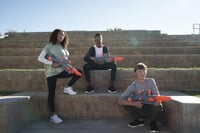 Nerf Elite 2.0 Eaglepoint RD-8 blaster – bubanj s 8 strelica, odvojivi ciljnik i cijev, 16 strelica, domet 27 metara 5