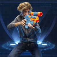 Motorizovaný penový blaster Nerf Elite 2.0 Phoenix CS-6 s 12 šípkami, zameriavačom a zásobníkom, možnosť rozšírenia 5