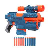 Motorizovaný penový blaster Nerf Elite 2.0 Phoenix CS-6 s 12 šípkami, zameriavačom a zásobníkom, možnosť rozšírenia 1