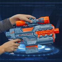 Motorizovaný penový blaster Nerf Elite 2.0 Phoenix CS-6 s 12 šípkami, zameriavačom a zásobníkom, možnosť rozšírenia 2