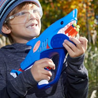 Detská penová pištoľ Nerf Junior Wild Sharkfire Easy Play – súprava 8 penových nábojov 4