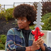Nerf Minecraft Heartstealer Kard 4 Elite Habszivacs Lövedékkel - Puha Pengéjű Játékfegyver Gyerekeknek 8 Éves Kortól 3