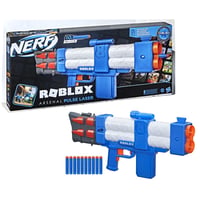 Lansator de burete motorizat Nerf Roblox Arsenal Pulse Laser - 10 săgeți Elite, încărcător de 10 și cod virtual pentru joc 2