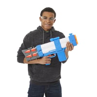 Lansator de burete motorizat Nerf Roblox Arsenal Pulse Laser - 10 săgeți Elite, încărcător de 10 și cod virtual pentru joc 5