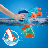 Vodná pištoľ Nerf Super Soaker Dunk-Fill, balenie 2 kusov s nádržkou 300 ml, záhradná vodná hračka pre deti od 6 rokov 11