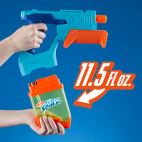 Vodná pištoľ Nerf Super Soaker Dunk-Fill, balenie 2 kusov s nádržkou 300 ml, záhradná vodná hračka pre deti od 6 rokov 2