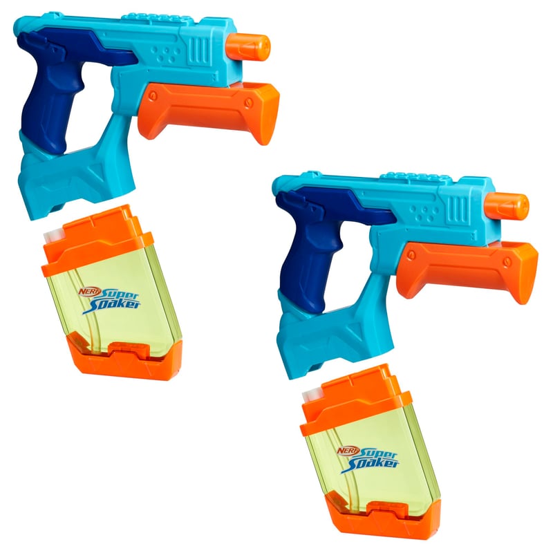 Nerf Super Soaker Dunk-Fill Vízipisztoly 2 db-os Csomag, 300 ml Tartály, Gyerek Kerti Vízijáték 6 Éves Kortól