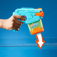 Vodná pištoľ Nerf Super Soaker Mini Dunk-Fill s nádržkou 100 ml, oranžovo-svetlomodrá, od 6 rokov 7