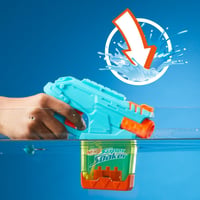 Vodná pištoľ Nerf Super Soaker Mini Dunk-Fill s nádržkou 100 ml, oranžovo-svetlomodrá, od 6 rokov 8