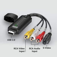 Nero VHS to USB Video Grabber nahrávací adaptér – karta na digitalizáciu VHS, prevodník z analógu na digitál, S-VHS, Hi8, Super 8, DVD, Windows 11/10 4