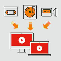 Nero VHS to USB Video Grabber nahrávací adaptér – karta na digitalizáciu VHS, prevodník z analógu na digitál, S-VHS, Hi8, Super 8, DVD, Windows 11/10 8
