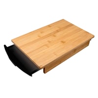Set de funduri de tocat din bambus NERTHUS FIH 332, maro și negru, 39 x 25 x 4 cm, 3 bucăți 2