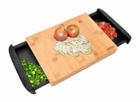 Set de funduri de tocat din bambus NERTHUS FIH 332, maro și negru, 39 x 25 x 4 cm, 3 bucăți 1