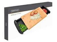 Set de funduri de tocat din bambus NERTHUS FIH 332, maro și negru, 39 x 25 x 4 cm, 3 bucăți 4