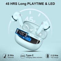 Nerunsa 2026 Bluetooth 5.4 HiFi sztereó fülhallgató ENC zajszűréssel, 50 óra üzemidő 7
