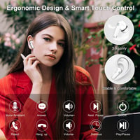 Nerunsa Bluetooth 5.4 sport fülhallgató ENC zajszűrővel, IP7, 50 óra lejátszás 3