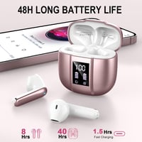 Nerunsa Bluetooth 5.4 HiFi in-ear fülhallgató ENC zajszűrővel, IP7, USB-C, 50 óra 3