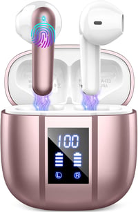 Nerunsa Bluetooth 5.4 HiFi in-ear fülhallgató ENC zajszűrővel, IP7, USB-C, 50 óra 1