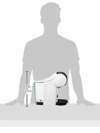 Nescafé Dolce Gusto EDG225.W Genio S kapszulás kávéfőző kompakt, fehér, állítható italméret, 0,8 l levehető víztartály 9