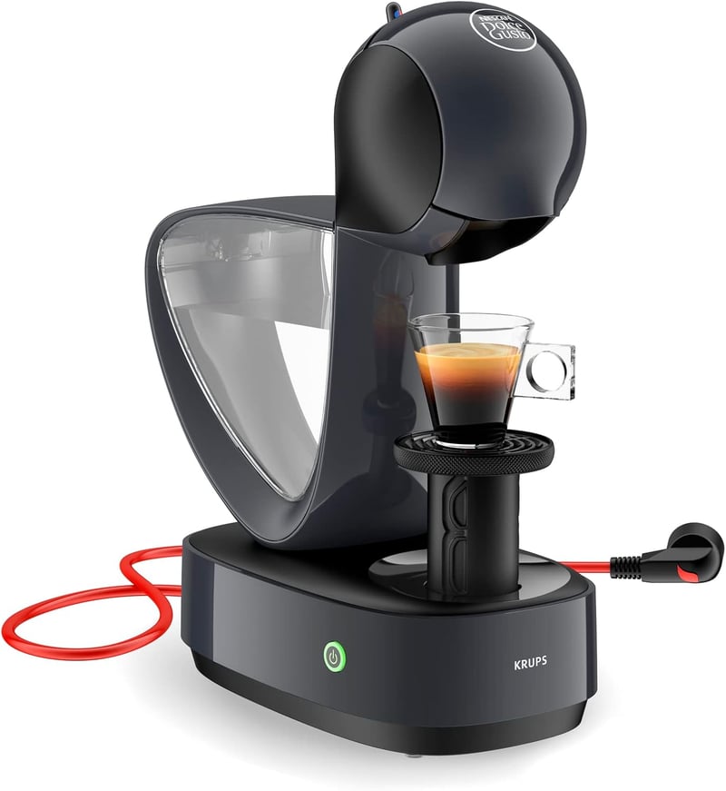 Nescafé Dolce Gusto Infinissima KP1705 kapszulás kávéfőző 15 bar nyomás - Cosmic Grey, Single