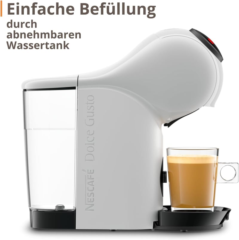 NESCAFÉ Dolce Gusto Krups Genio S kompakt kapszulás kávéfőző, 15 bar, fehér