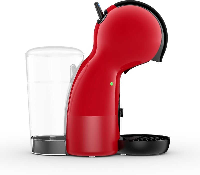 NESCAFÉ Dolce Gusto Krups Piccolo XS Kapszulás Kávéfőző - Kompakt, 0,8L, Automata Kikapcsolás, Hideg-Meleg Italokhoz, Piros/Fekete, KP1A35