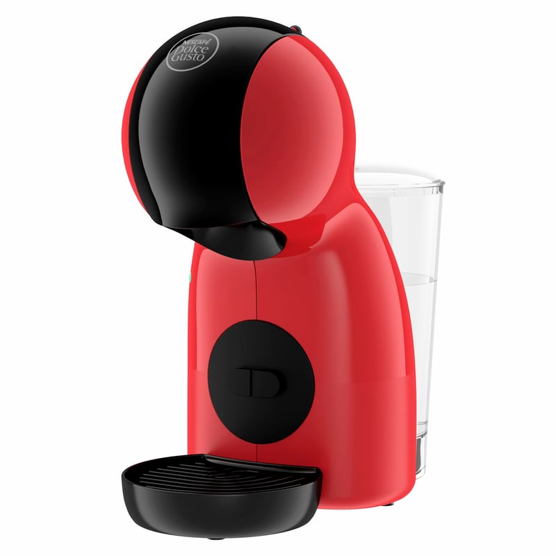 NESCAFÉ Dolce Gusto Krups Piccolo XS Kapszulás Kávéfőző - Kompakt, 0,8L, Automata Kikapcsolás, Hideg-Meleg Italokhoz, Piros/Fekete, KP1A35