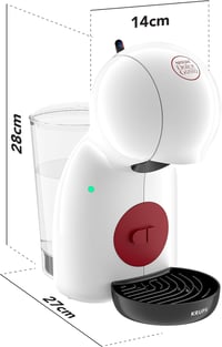 NESCAFÉ DOLCE GUSTO Piccolo XS Krups fehér kávéfőző kapszulás gép 9