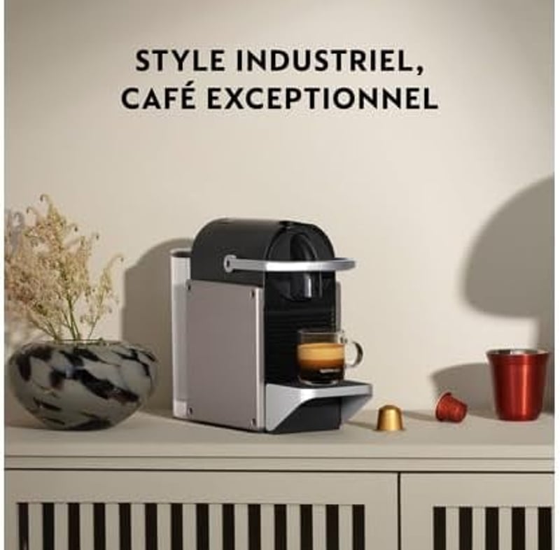 Nespresso Coffee Machine with 19 Bar Titanium Capsules - YY5290FD