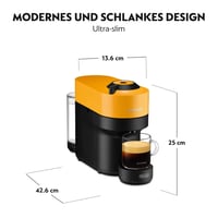Kávovar na kapsuly Nespresso De'Longhi Vertuo Pop ENV90.Y – žltý 2
