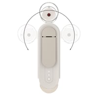 Kávovar na kapsule Nespresso DeLonghi Vertuo Up ENV200.W, 5 veľkostí šálok, 1,4 l nádržka na vodu, 3 s nahrievanie, biely 9