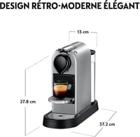 Nespresso Krups Citiz ezüst kapszulás kávéfőző 3