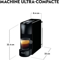 Aparat de cafea Nespresso Krups Essenza Mini XN1108, negru, rezervor apă 0,6 l — utilizat, fără kit de decalcifiere (stare: vezi a 2-a imagine) 11