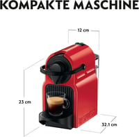 Nespresso Krups Inissia XN 1005 Rubinvörös Kapszulás Kávéfőző 4