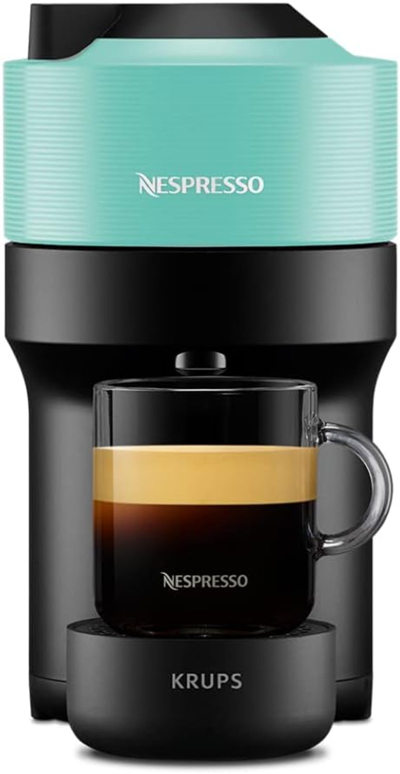 Nespresso Krups Vertuo POP Coffee Maker, Green, Capsule Machine YY4887FD