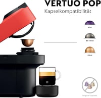 Nespresso Krups Vertuo Pop kapszulás kávéfőző, 560ml, automata, piros 4