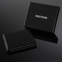 Nestron férfi bőr pénztárca RFID védelemmel fekete 6
