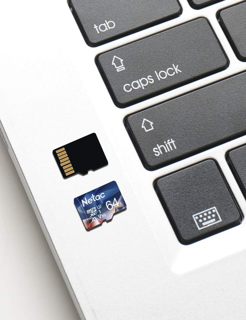 Netac 64GB Micro SD kártya 3 csomag A1 U3 V30 4K 100MB/s telefon kamera - 2-64 gb
