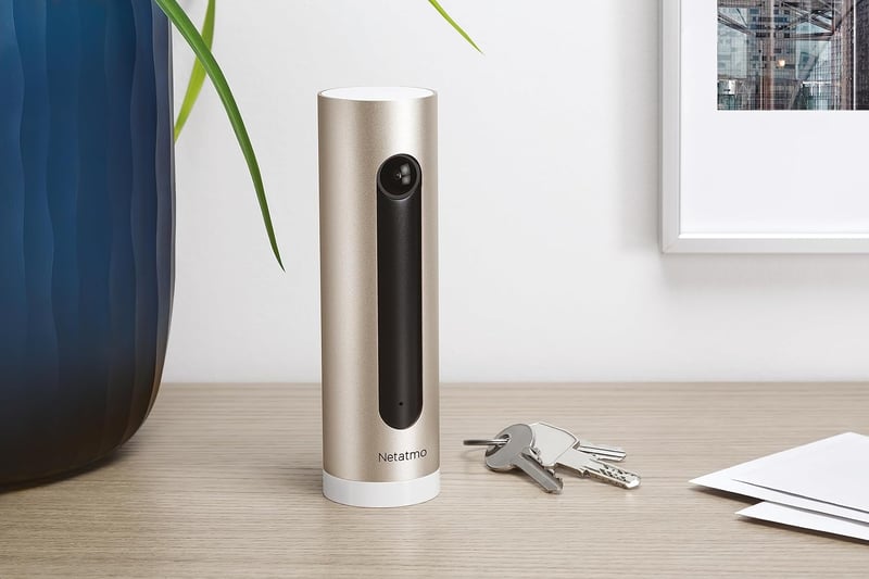 Netatmo Welcome Smart Beltéri Biztonsági Kamera WiFi 1080p Mozgásérzékelő Éjjellátó Arany Előfizetés Nélkül