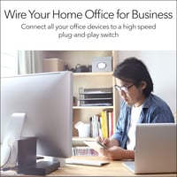 NETGEAR GS308 8-portový gigabitový sieťový switch – nespravovaný ethernetový prepínač, tichá prevádzka, možnosť montáže na stôl alebo na stenu, čierny 4