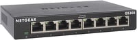 NETGEAR GS308 8-portový gigabitový sieťový switch – nespravovaný ethernetový prepínač, tichá prevádzka, možnosť montáže na stôl alebo na stenu, čierny 1