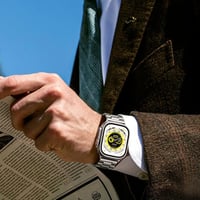 Netolo 24mm Fém Szíj Apple Watch Ultra 2/3 49mm Rozsdamentes Acél Csere Szíj - Ultra 49 mm, titanium 3