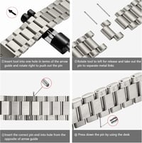 Netolo 24mm Fém Szíj Apple Watch Ultra 2/3 49mm Rozsdamentes Acél Csere Szíj - Ultra 49 mm, titanium 6
