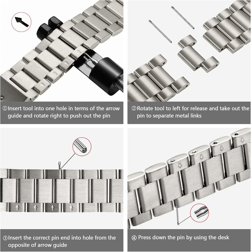 Netolo 24mm Fém Szíj Apple Watch Ultra 2/3 49mm Rozsdamentes Acél Csere Szíj - Ultra 49 mm, titanium