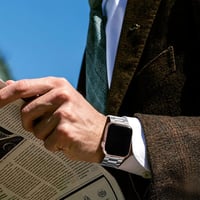 Netolo Fém Óraszíj Apple Watch 38 40 41 42 mm Rozsdamentes Acél - 38mm/40mm/41mm, silver 4